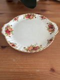 Royal Albert Old Country Roses Cake Plate 27cm – Vintage Bone China – Made in England