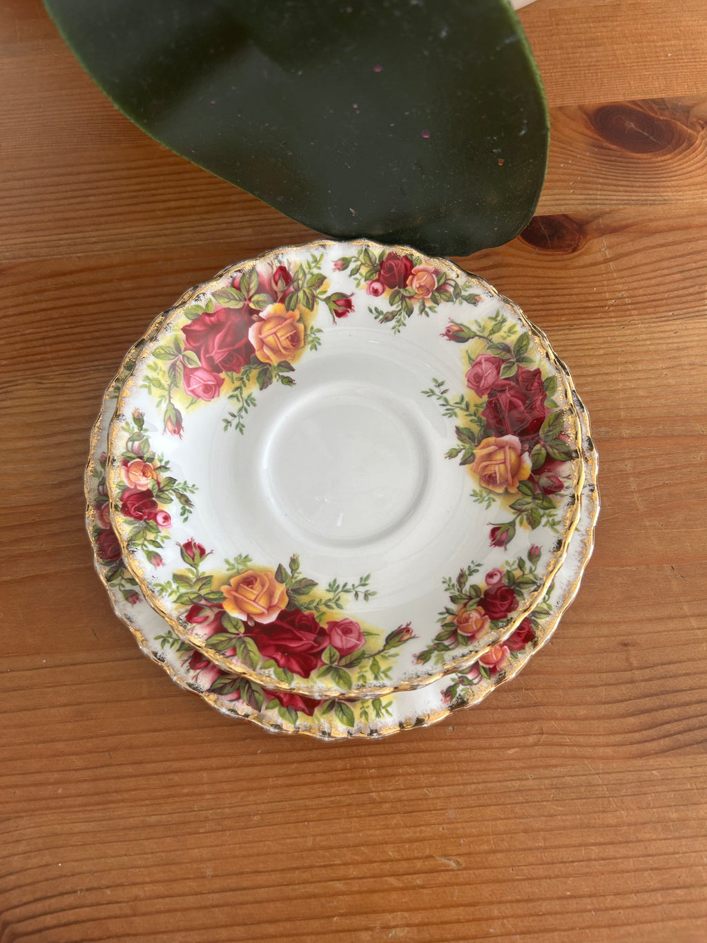 Royal Albert "Old Country Roses" Tea Trio (Cup, Saucer & Dessert Plate)