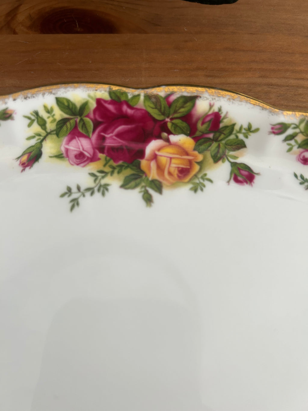 Royal Albert Old Country Roses Oval Serving Platter 9.5" – Fine Bone China – Made in England – Vintage
