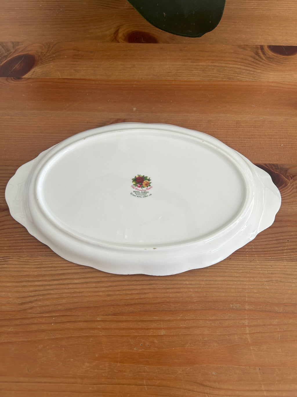 Royal Albert Old Country Roses Oval Serving Platter 9.5" – Fine Bone China – Made in England – Vintage