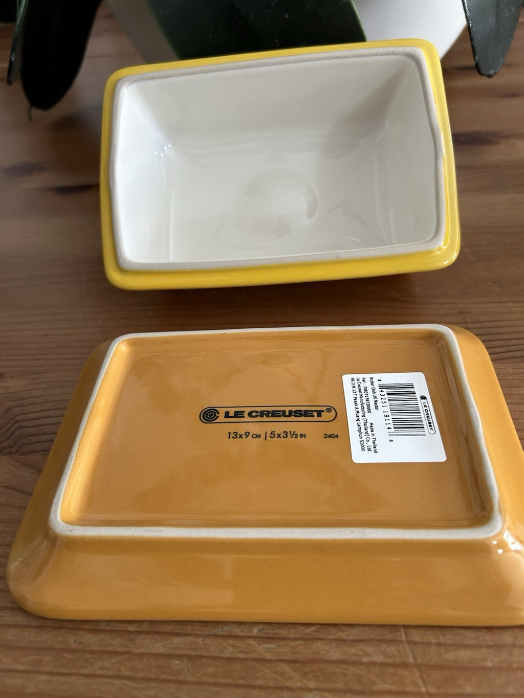 Le Creuset Nectar Butter Dish – Stoneware – Brand New & Boxed – 13 x 9cm