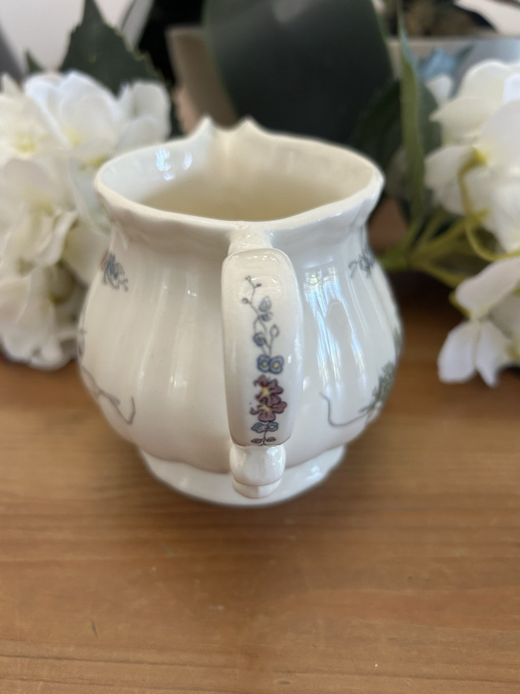 Vintage Sarreguemines Obernai Milk Jug / Creamer – Henri Loux – Rooster Motif – Alsace France