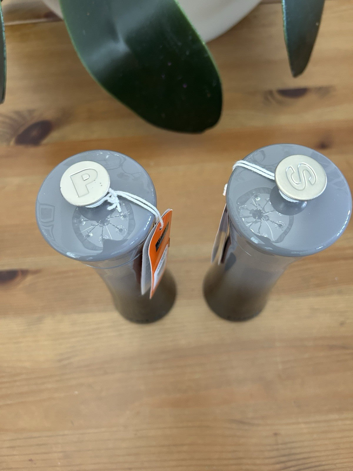 Le Creuset Salt & Pepper Mill Set - 21cm - Flint Grey Gradient - New with Tags