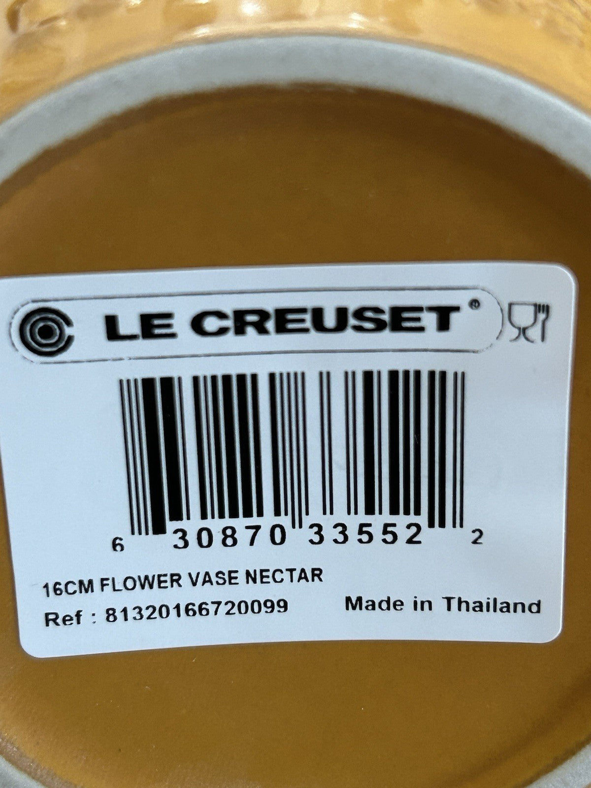 Le Creuset Nectar Flower Vase 16cm – Glazed Stoneware – Brand New & Boxed