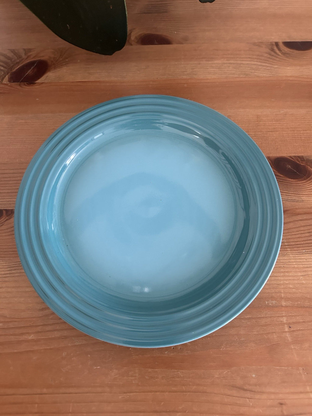 Le Creuset Stoneware 22cm Salad Plate - Caribbean Blue - New