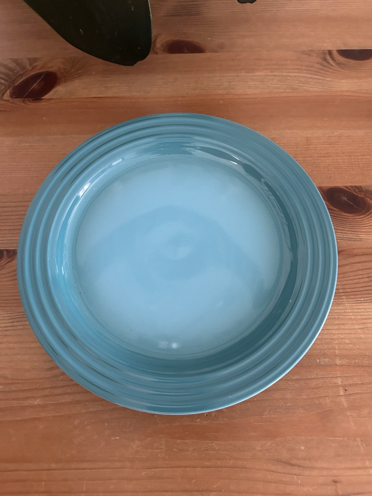 Le Creuset Stoneware 22cm Salad Plate - Caribbean Blue - New