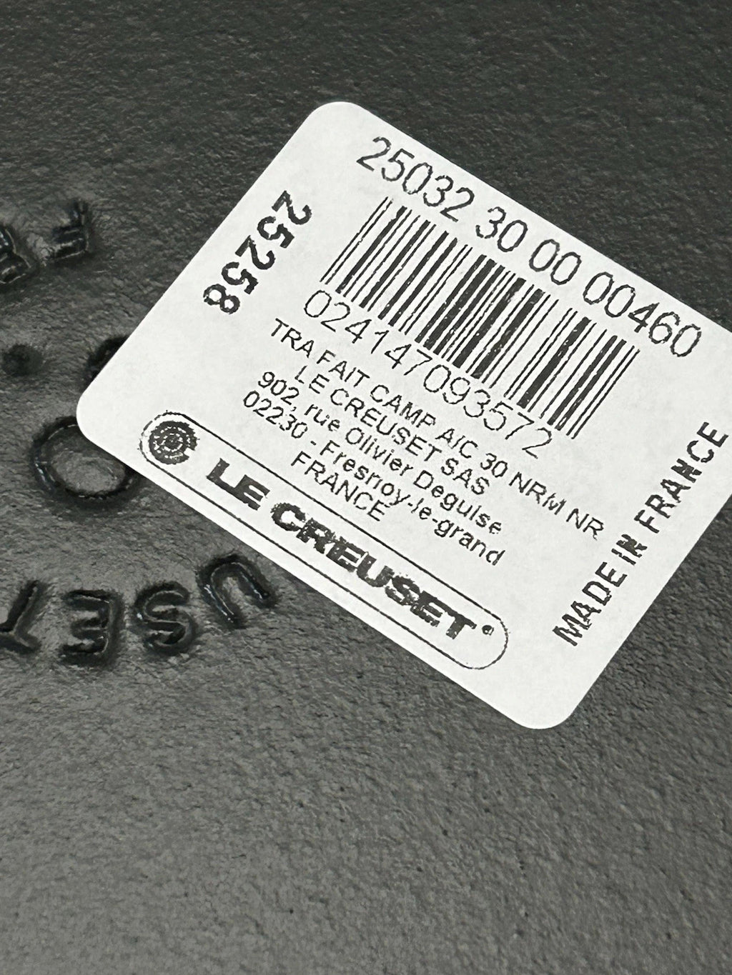 Le Creuset Signature Cast Iron Shallow Casserole 30cm – Black – Brand New