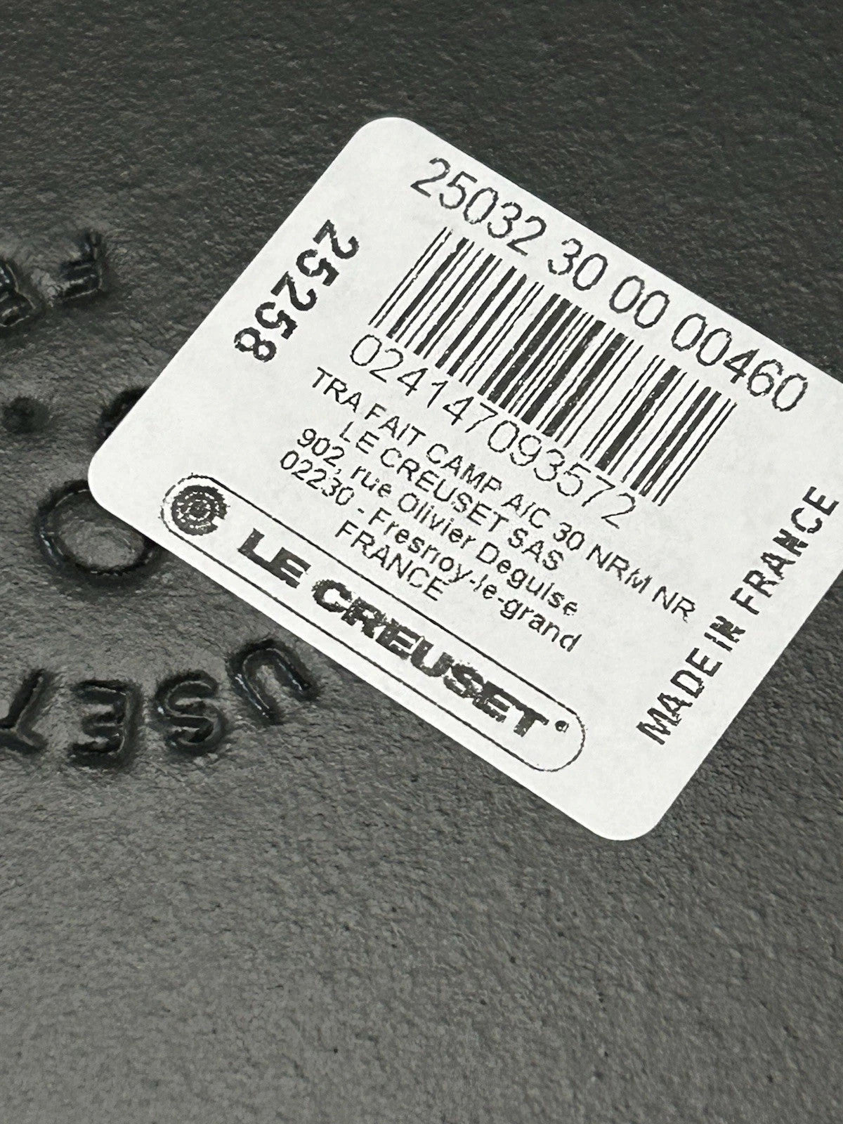 Le Creuset Signature Cast Iron Shallow Casserole 30cm – Black – Brand New