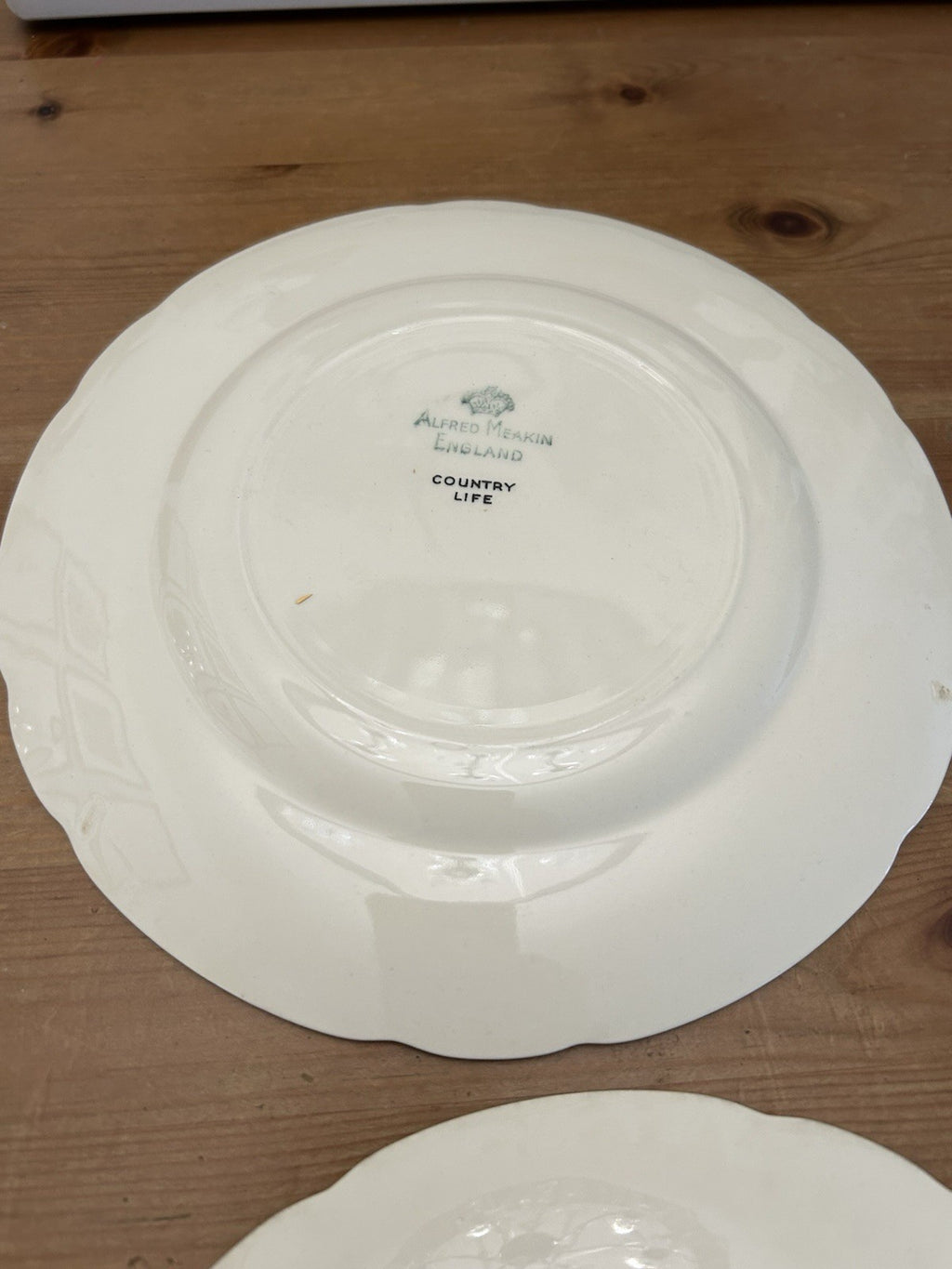 Vintage Alfred Meakin Country Life Side Plates – Set of 5 – Hunting & Fishing – England