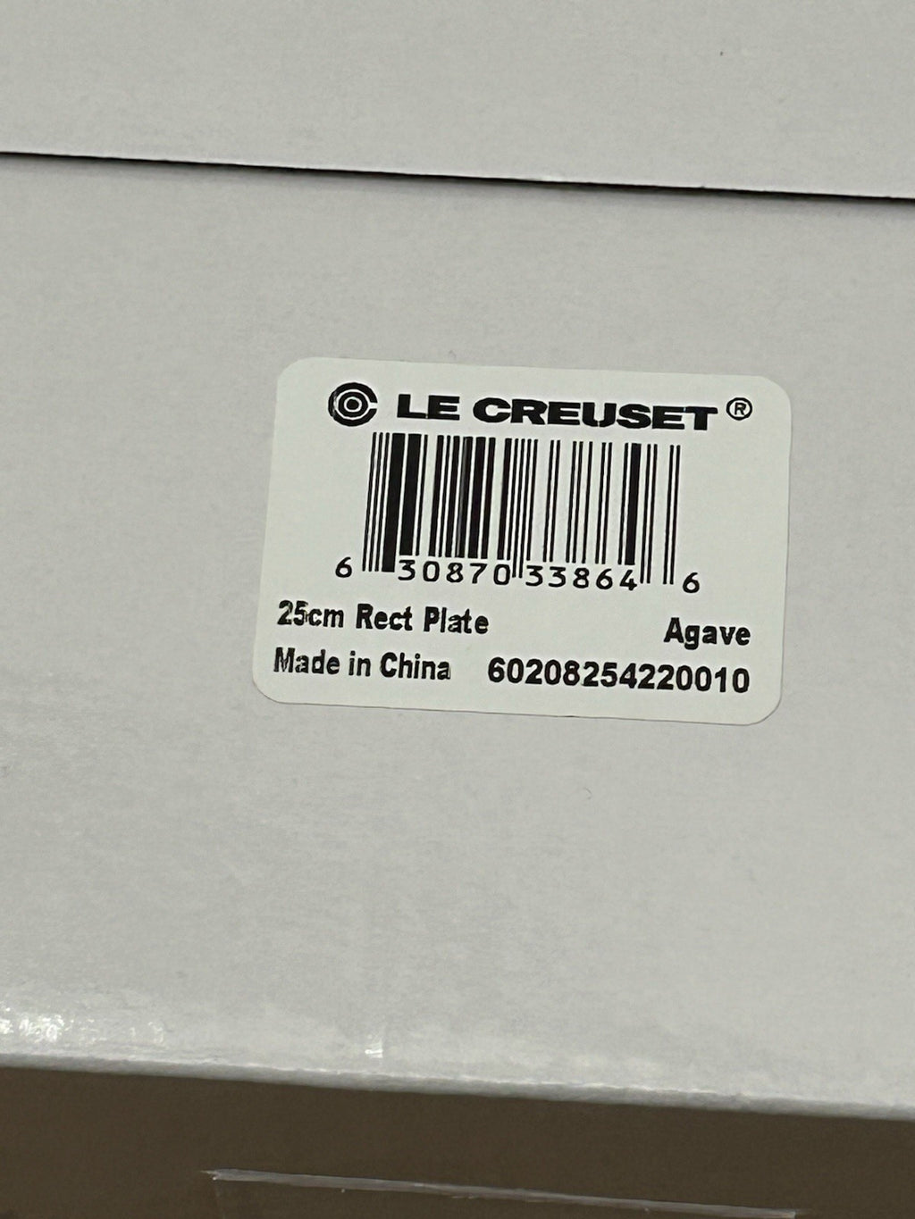 Le Creuset Stoneware Rectangular Plate 25cm – Agave Blue