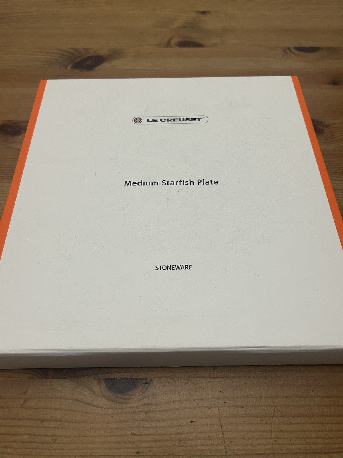 Le Creuset Shell Pink Starfish Serving Plate 27cm – Stoneware – Brand New & Boxed – Rare
